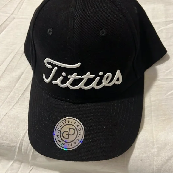 🔥Titties Embroidery unisex cap Brand new never opened - Picture 3 of 6
